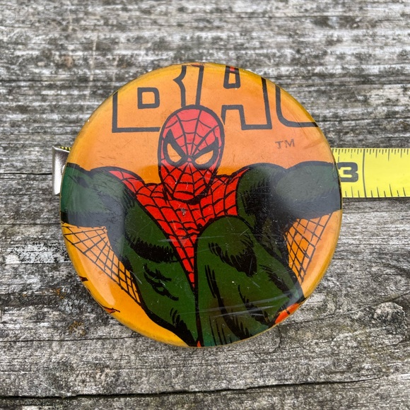 Marvel Comics Group 1974 Spider Man Hand Crafted Belt Buckle Fits 1.5” Belt - Picture 5 of 5